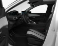 Peugeot 3008 hybrid4 con interni 2020 Modello 3D seats