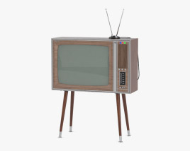 Philips X26K151 Retro TV Modelo 3d