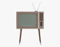 Philips X26K151 TV retro Modelo 3D