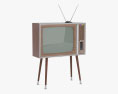 Philips X26K151 TV retrò Modello 3D