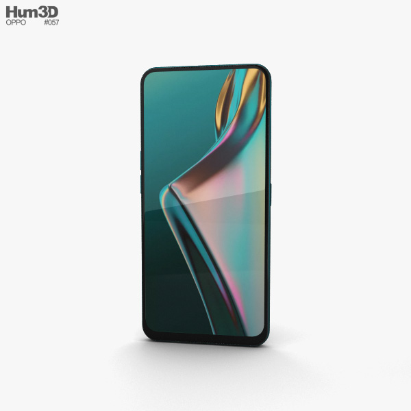 Oppo K3 Jade Black Modèle 3D