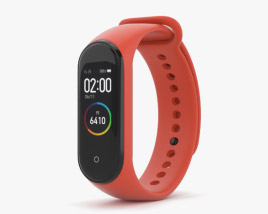 Xiaomi Mi Band 4 Hot Orange 3Dモデル