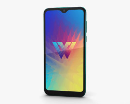 LG W30 Aurora Green 3D-Modell