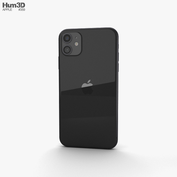 Apple Iphone 11 Black 3d Model Electronics On Hum3d