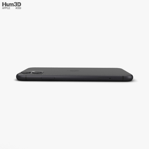 Apple Iphone 11 Black 3d Model Electronics On Hum3d