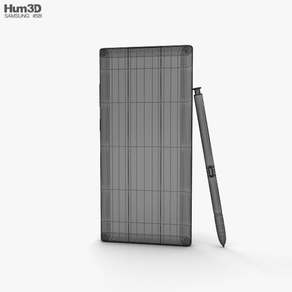 Samsung Galaxy Note10 Aura Glow 3D model - Electronics on Hum3D