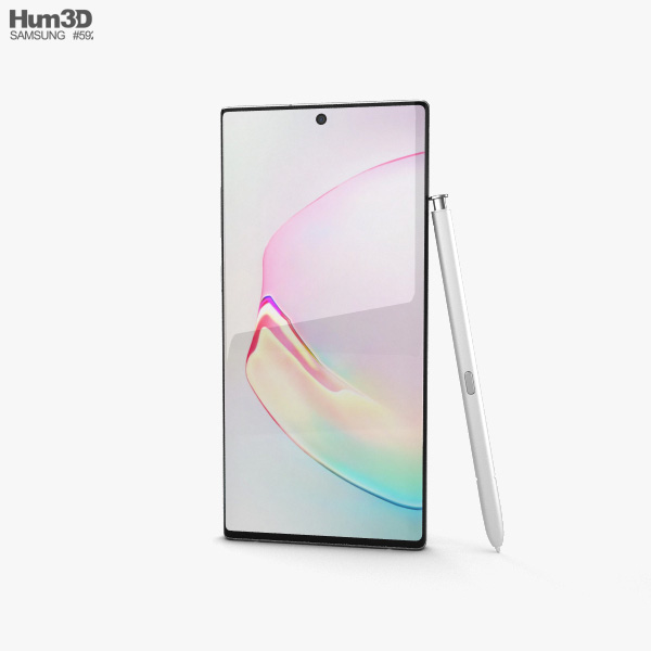 Samsung Galaxy Note10 Aura White 3D model