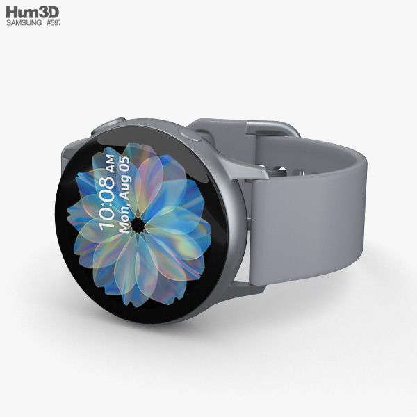 Facturable Simetría sin embargo Samsung Galaxy Watch Active 2 40mm Aluminium Cloud Silver Modelo 3D -  Electrónica on Hum3D