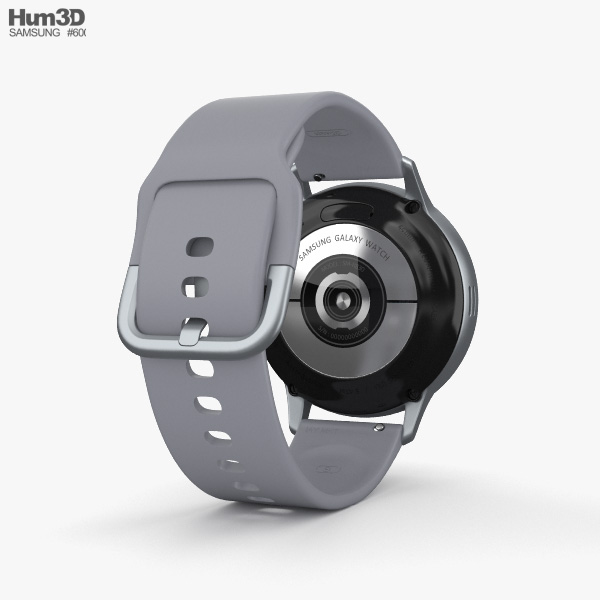 Samsung Galaxy Watch Active 2 44mm Aluminium Cloud Silver 3d Model Electronics On Hum3d