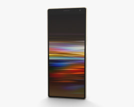 Sony Xperia 10 Plus Gold Modello 3D