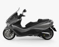 Piaggio X10 350 2016 3d model side view