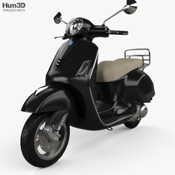 Piaggio Vespa GTS 2016 3D model