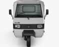 Piaggio Ape TM Kastenwagen 2016 3D-Modell Vorderansicht