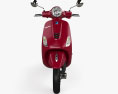 Piaggio Vespa ZX 125 2022 Modèle 3d vue frontale