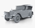 Pierce-Arrow Model 33 7-passenger Touring 1924 3d model clay render