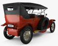 Pierce-Arrow Model 66-A 7-passenger Touring 1913 3d model back view