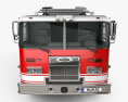 Pierce Fire Truck Pumper 2015 3d model front view