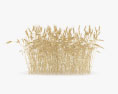 小麦畑 3Dモデル