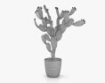 Nopal Kaktus 3D-Modell