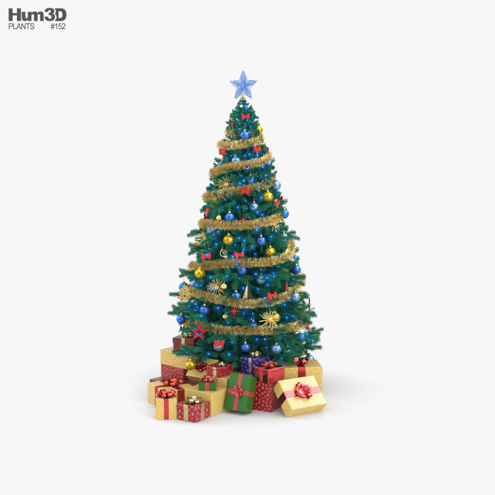 クリスマスツリー 3Dモデル