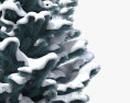 Abeto azul de invierno Modelo 3D