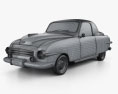 Playboy Convertible 1951 3Dモデル wire render