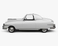 Playboy Convertible 1951 3d model side view