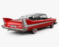 Plymouth Fury coupe Christine 1958 3d model back view