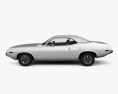 Plymouth Barracuda hardtop 2022 3d model side view