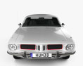 Plymouth Barracuda hardtop 2022 3d model front view