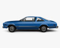 Plymouth Volare coupe 1977 3d model side view