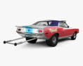 Plymouth Barracuda Dragster 1974 3d model back view
