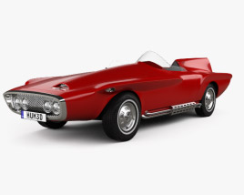Plymouth XNR 1960 3D model