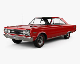Plymouth Belvedere GTX coupe 1967 3D model