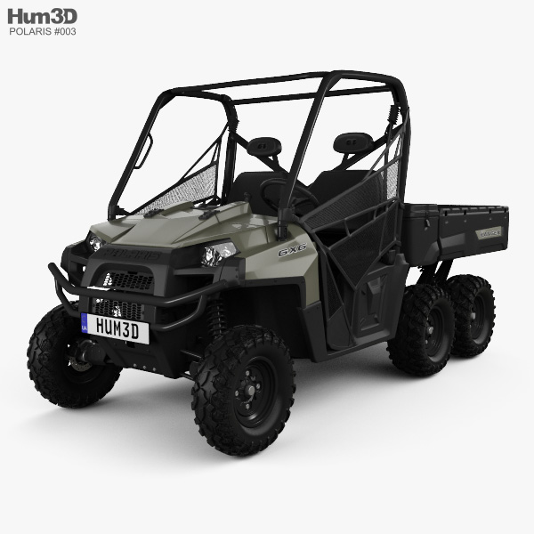 Polaris Ranger 6x6 2014 3D model