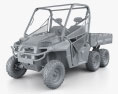 Polaris Ranger 6x6 2014 3d model clay render