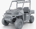 Polaris Ranger EV 2015 3d model clay render