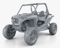 Polaris Ranger RZR 1000 2015 3Dモデル clay render