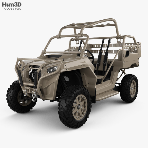 Polaris MRZR 2 Military Tan 2016 3D model