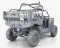Polaris MRZR 2 Military Tan 2016 3D 모델 