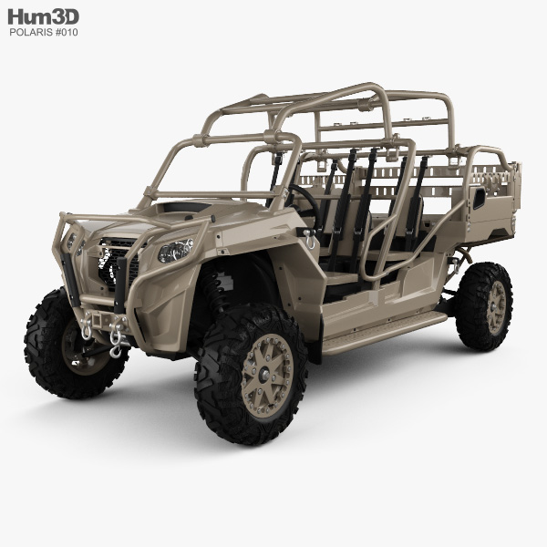 Polaris MRZR 4 Military Tan 2016 3D model