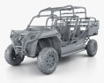 Polaris MRZR 4 Military Tan 2016 3d model clay render