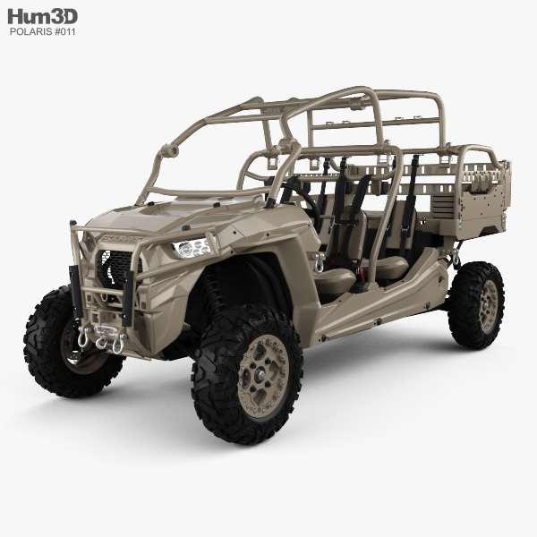 Polaris MRZR D4 Military Tan 2016 3D model