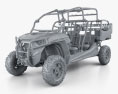 Polaris MRZR D4 Military Tan 2016 3d model clay render