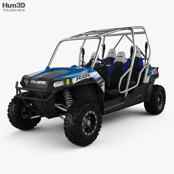 Polaris RZR 4 800 2010 3D-Modell
