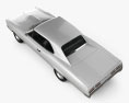 Pontiac GTO 1967 3d model top view