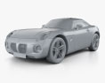 Pontiac Solstice Coupe 2011 Modello 3D clay render