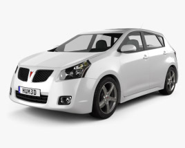 Pontiac Vibe 2010 3D-Modell