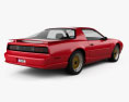 Pontiac Firebird Trans Am GTA 1993 3D модель back view