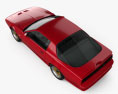Pontiac Firebird Trans Am GTA 1993 3D-Modell Draufsicht